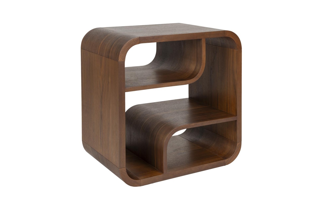 Shelving Etajera maro din lemn 60 cm Seven Zuiver