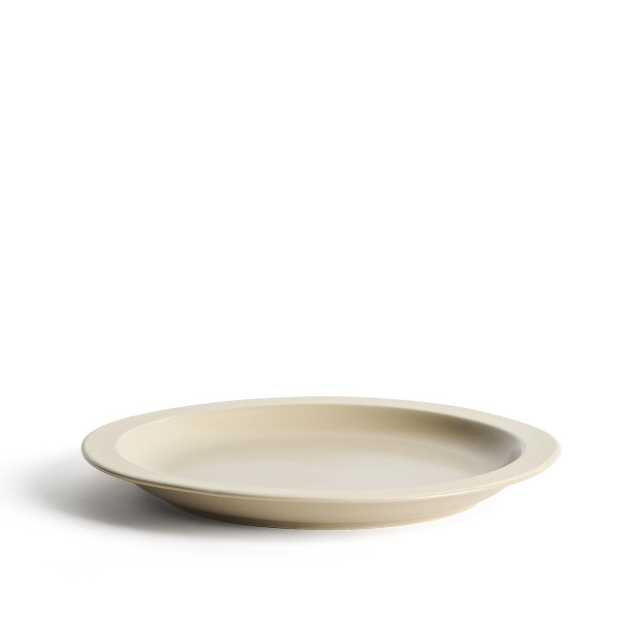 kave taburetes Farfurie intinsa bej din ceramica 25 cm Doren Kave Home