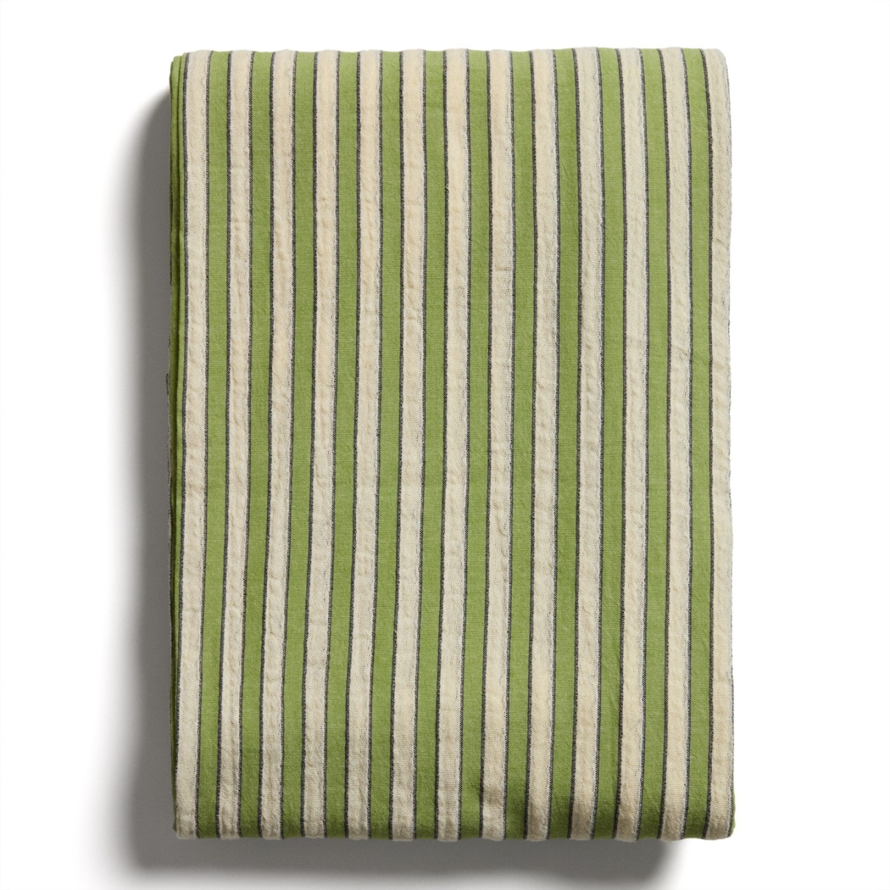 Fata de masa bej/verde din bumbac 170x250 cm Ulena Kave Home