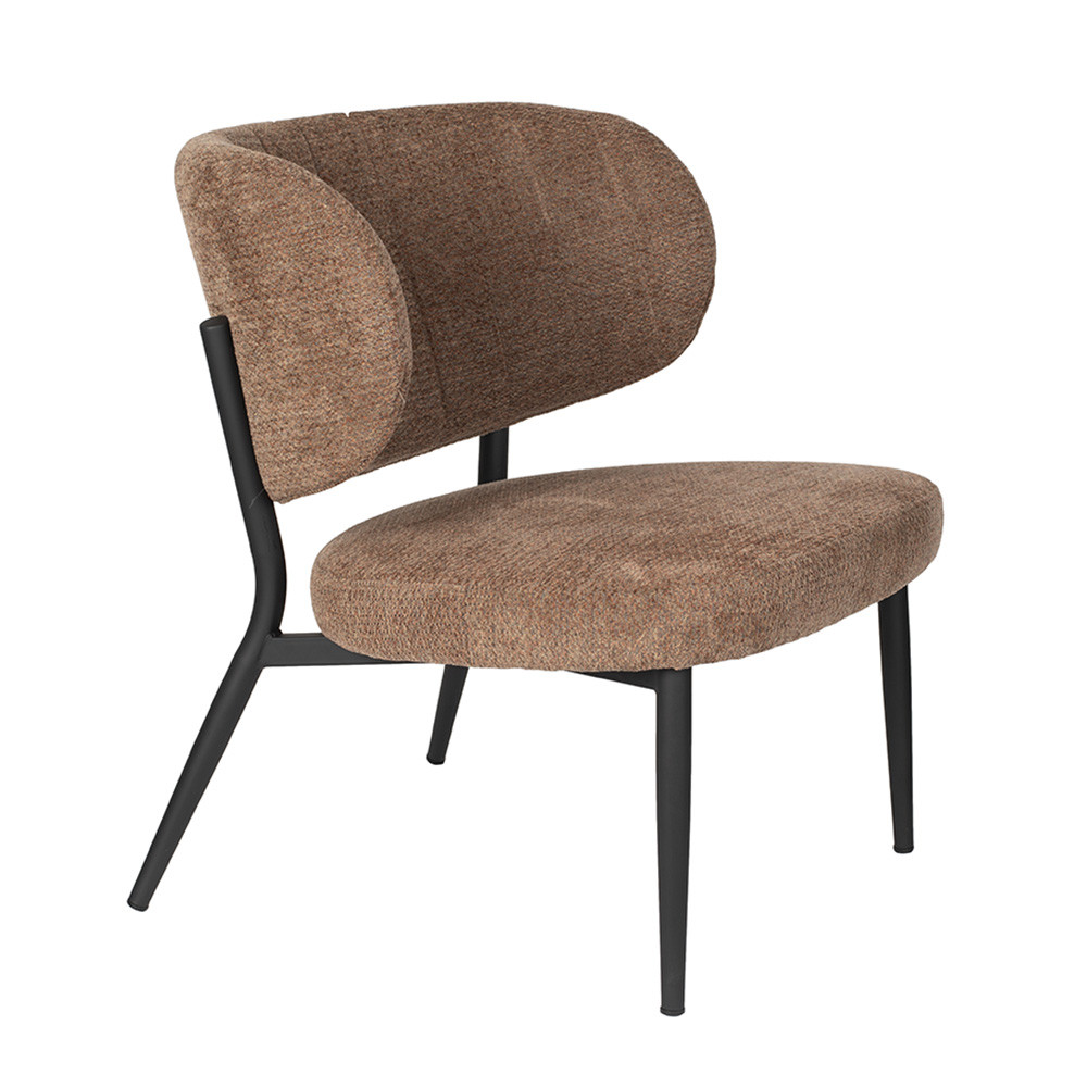 Quiet Object Fotoliu portocaliu/gri din textil Sanne Quiet Object