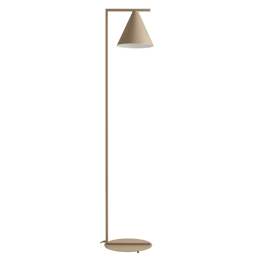 Quiet Object Lampadar bej din metal 165 cm Form Quiet Object