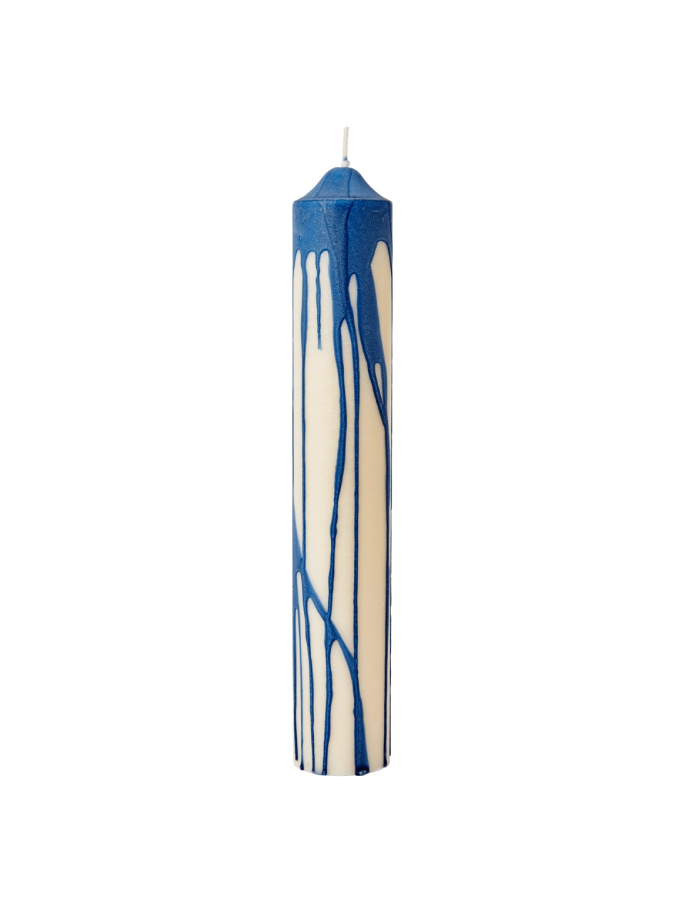 Candles Lumanare albastra din fibre naturale 30 cm Dryp Ferm Living