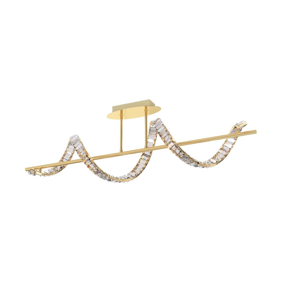 Lighting Fixtures Lustra aurie din metal Athesa Zuma Line