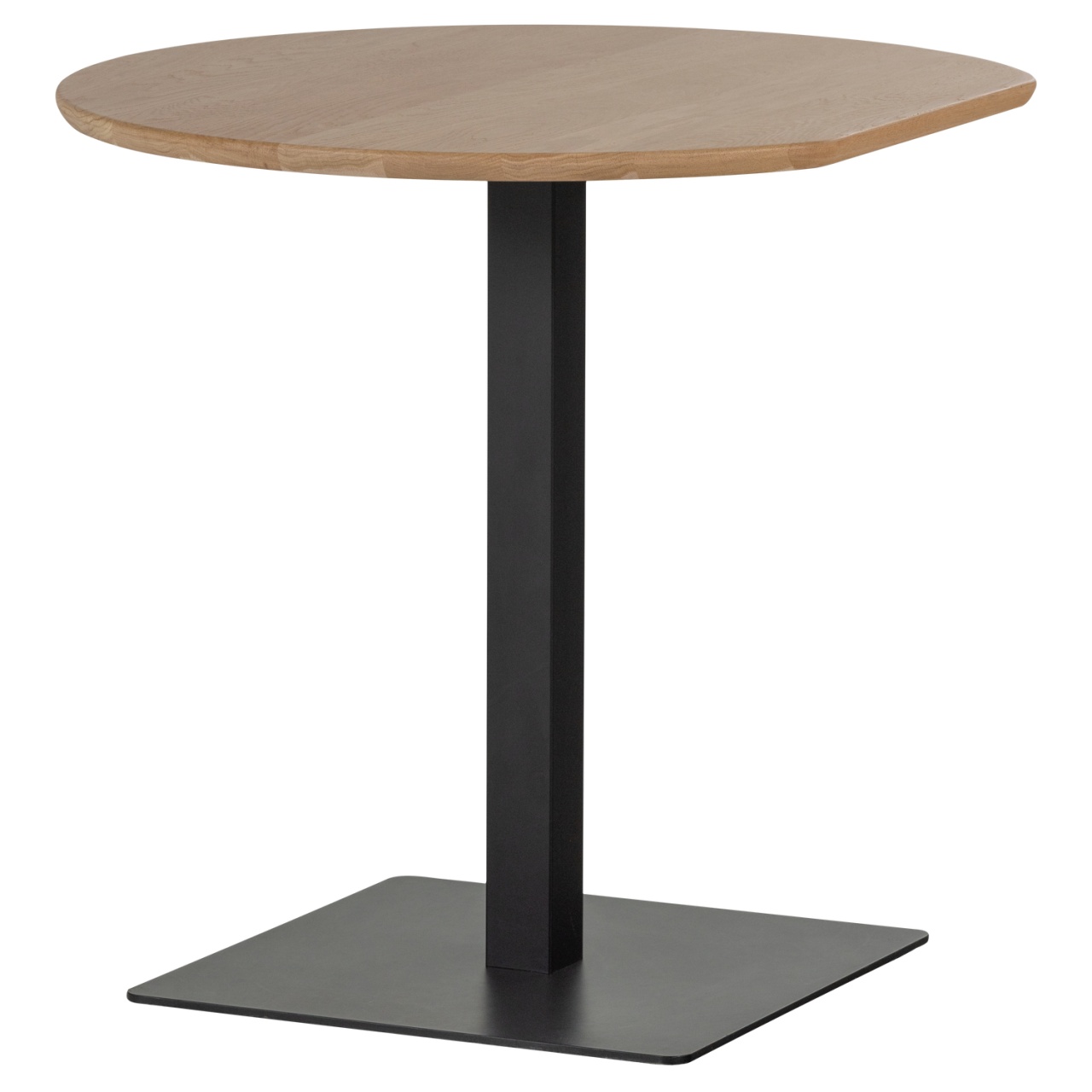Outdoor Furniture Masa bistro maro/neagra din lemn 73x79 cm Tablo Woood
