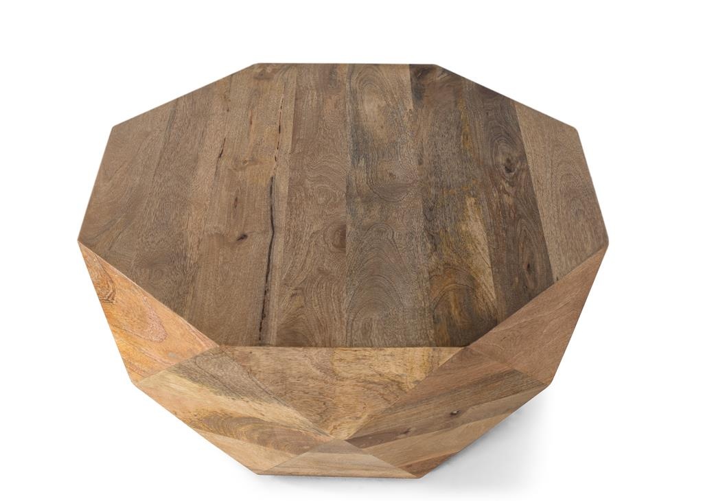 Accent Tables Masa de cafea maro din lemn 80x80 cm Center Giner y Colomer