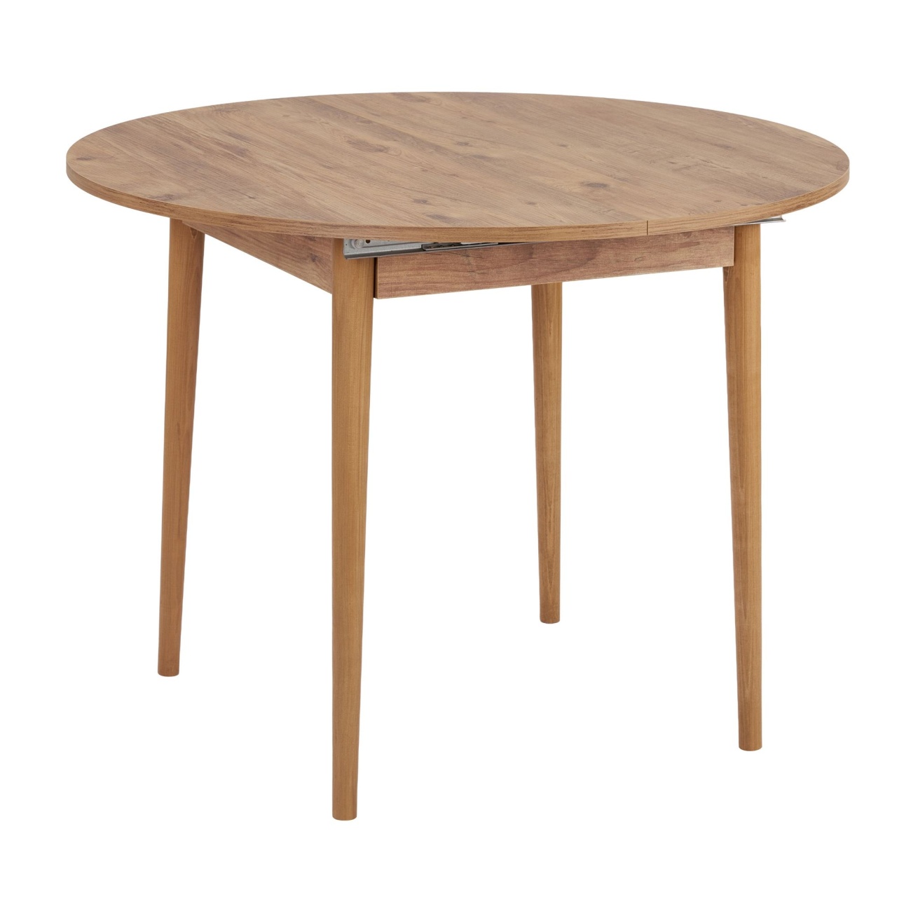 masa ovala extensibila Masa dining extensibila maro deschis 100(131) cm Viona Nordure
