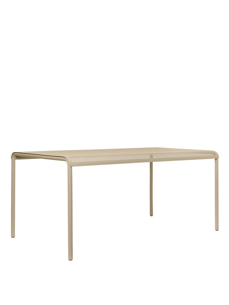 Furniture Masa dining exterior crem din metal 90x160 cm Dapple Ferm Living