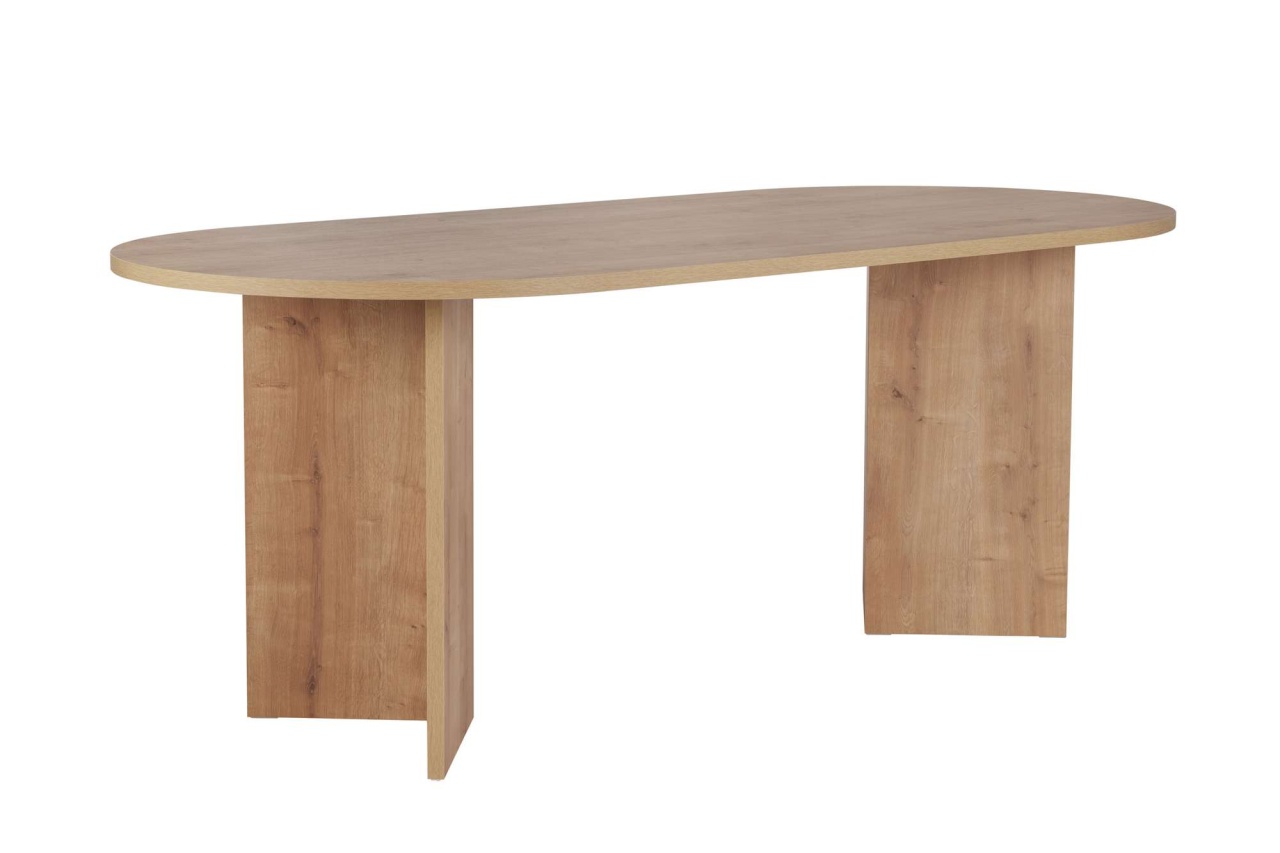 masa dining rotunda Masa dining maro deschis 90x200 cm Sabella Nordure