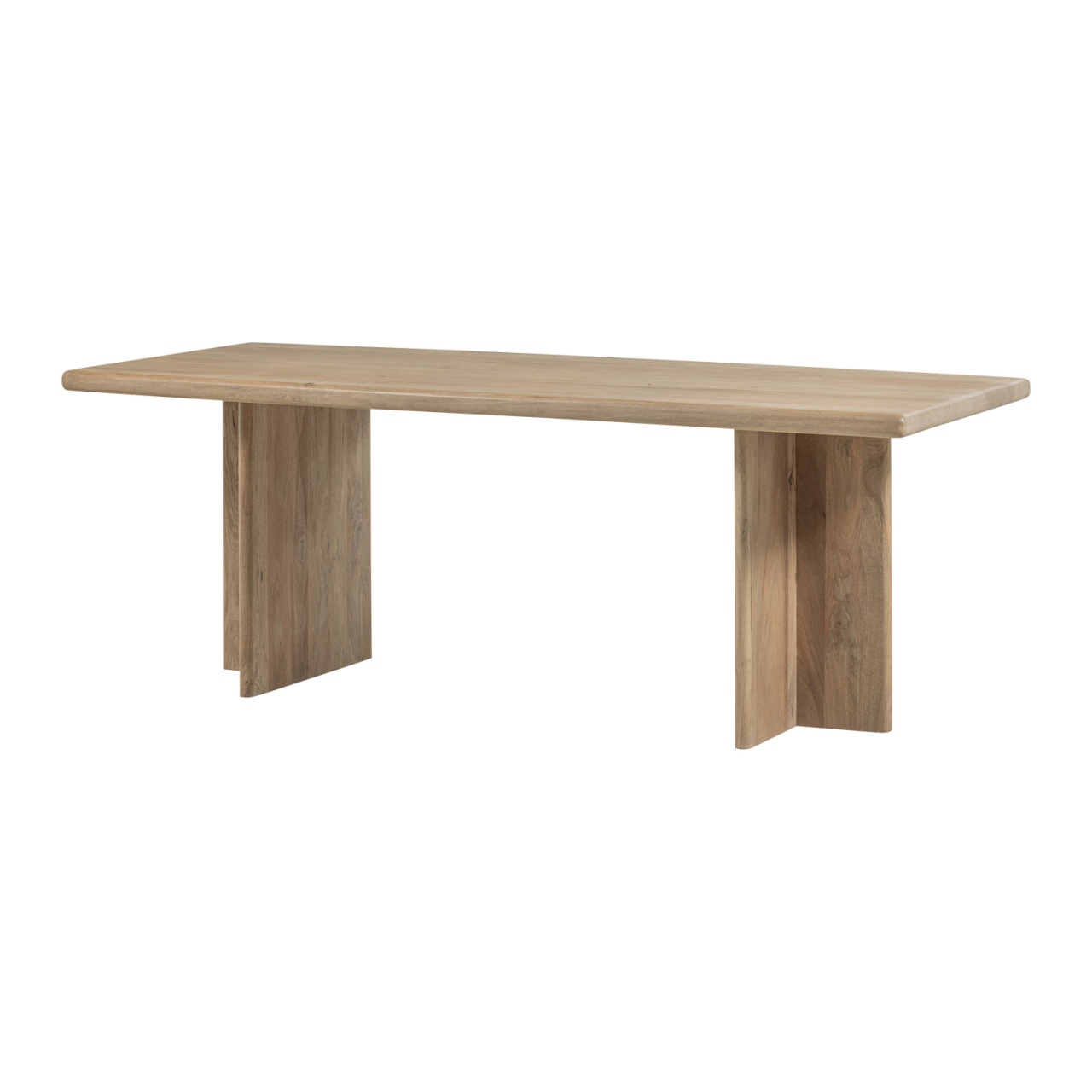 Masa dining maro din lemn 90x180 cm Ato Woood