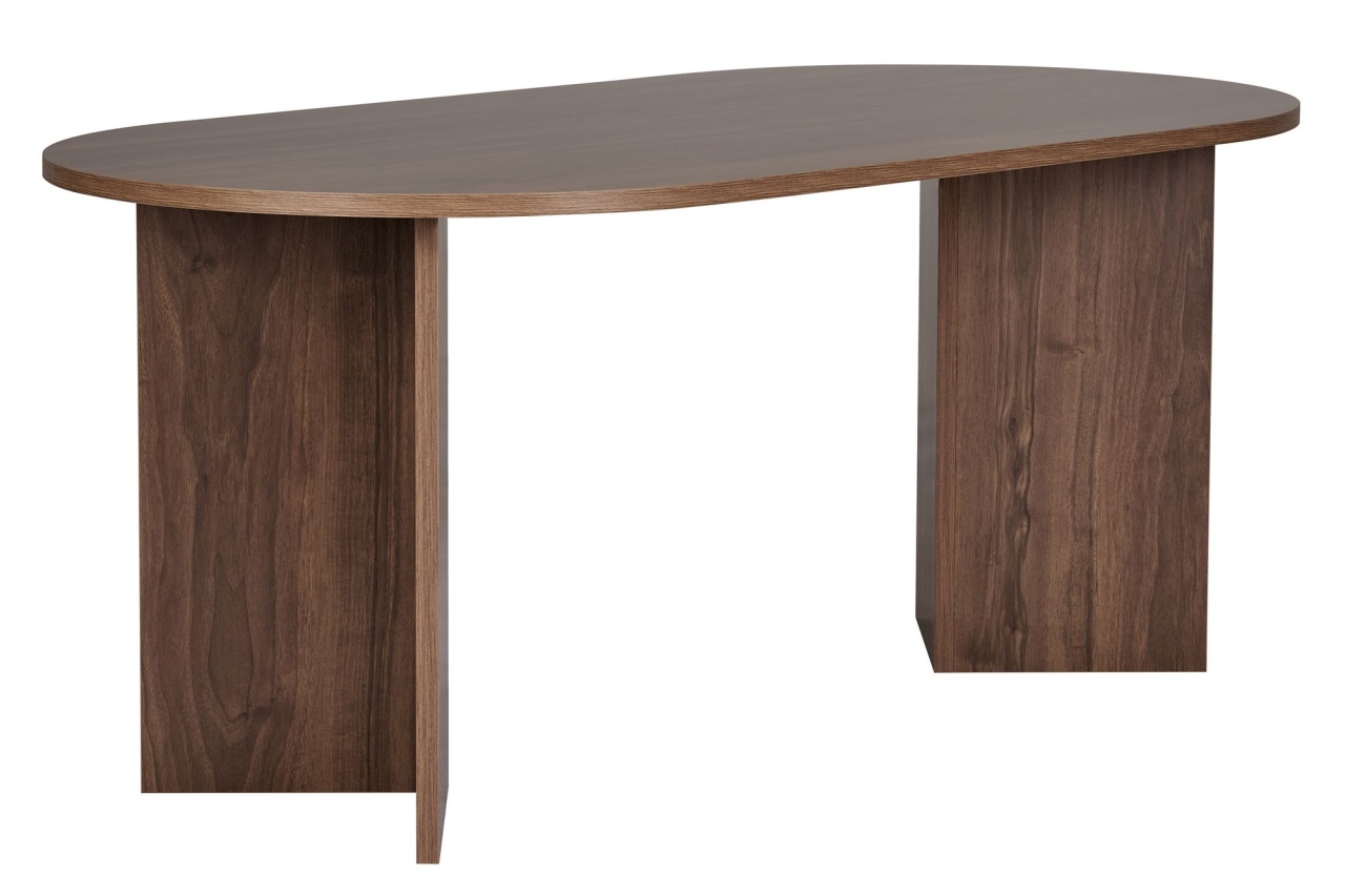 masa dining rotunda Masa dining maro inchis 90x180 cm Sablin Nordure