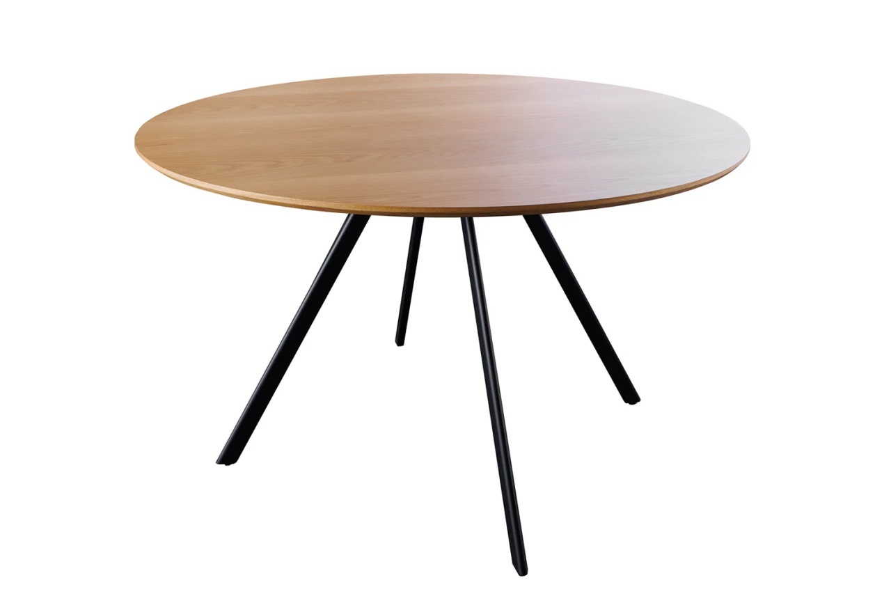 rochii de mireasa   atelier croitorie  creatii unice Masa dining maro/neagra din lemn 120 cm Atelier The Home Collection