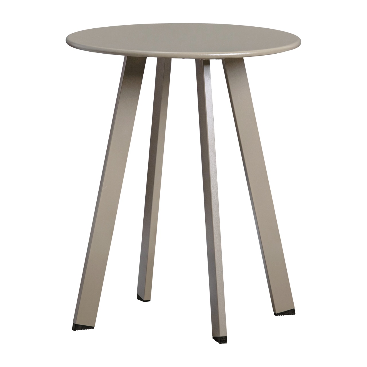 Outdoor Furniture Masa laterala exterior bej nisipiu 40 cm Fer Woood