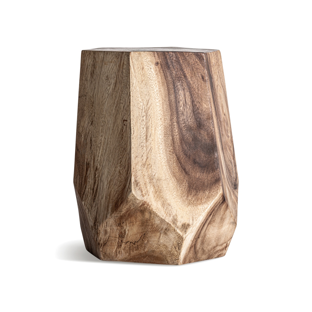 bucatarii rustice Masa laterala maro din lemn 28x28 cm Rimini Vical Home