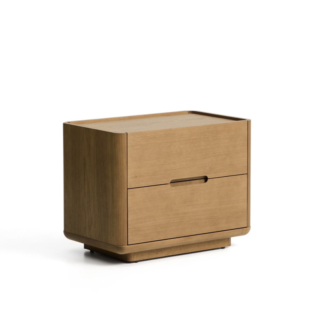 sertar Noptiera maro din lemn Arelida Kave Home