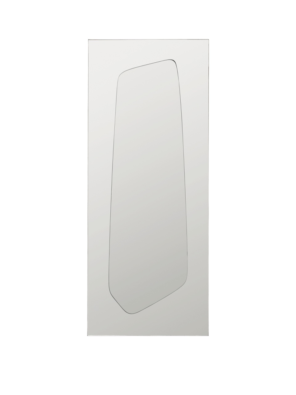 Mirrors Oglinda dreptunghiulara argintie din sticla 55x135 cm Folia Ferm Living