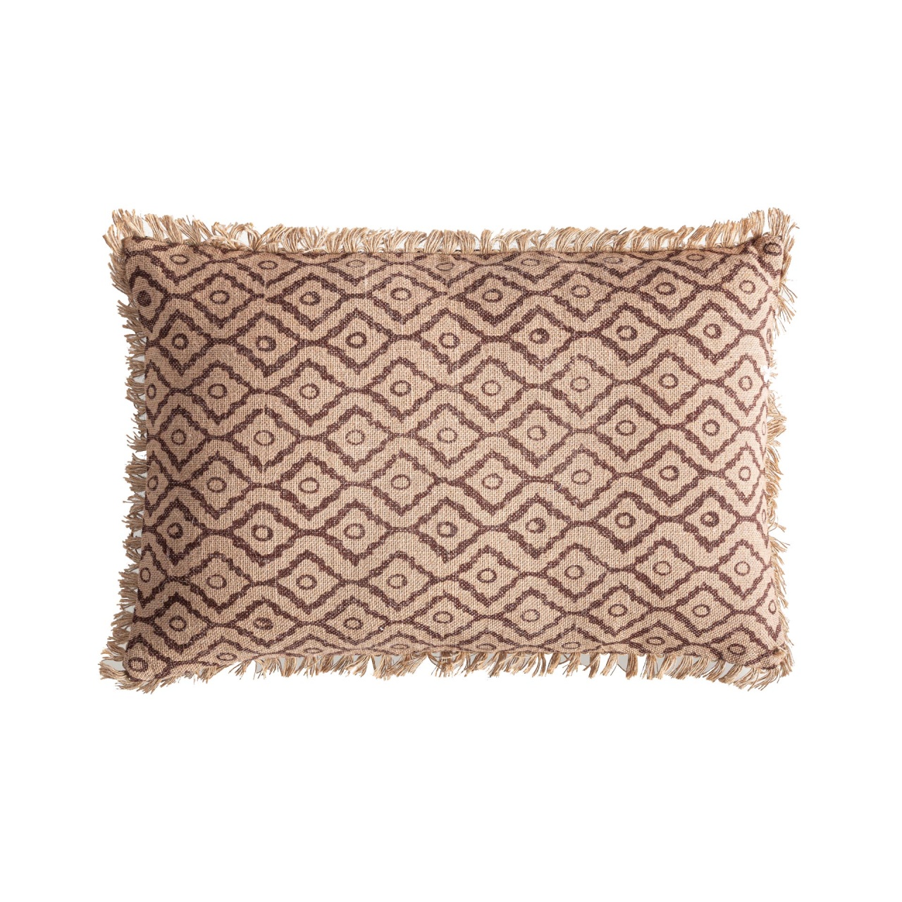 fibre Perna dreptunghiulara bej/maro din fibre naturale 40x60 cm Seth Vical Home