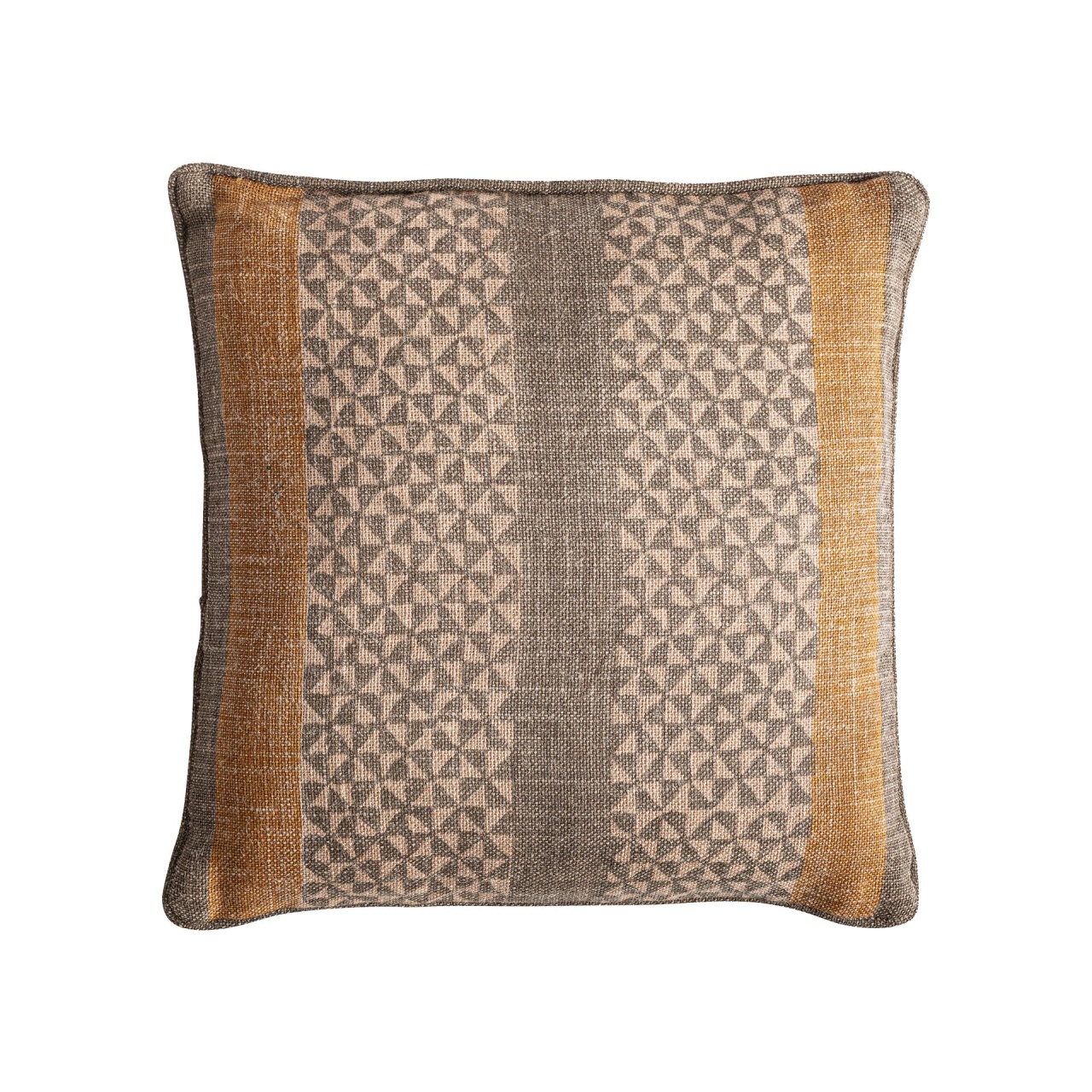 fibre Perna patrata bej/ocru din fibre naturale 45x45 cm Narmer Vical Home