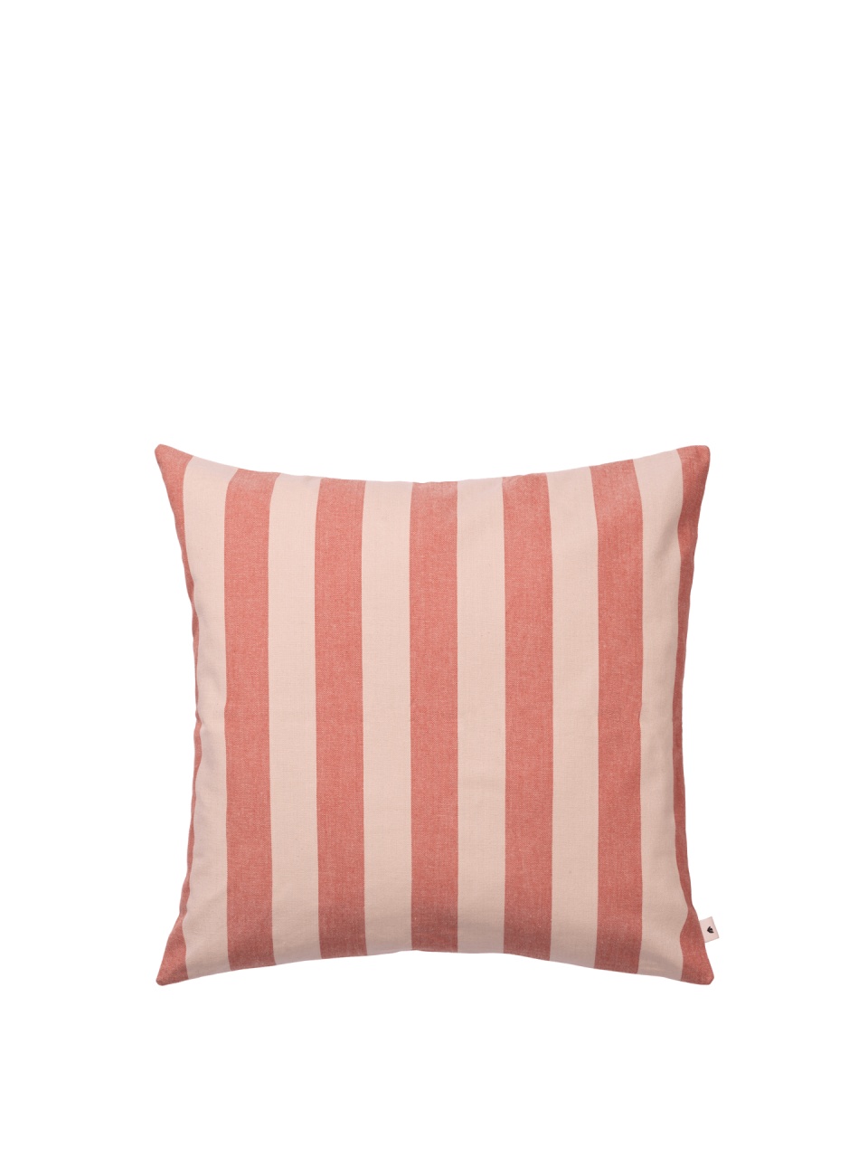 Throw Pillows Perna pentru exterior patrata maro/crem din bumbac 50x50 cm Strand Ferm Living