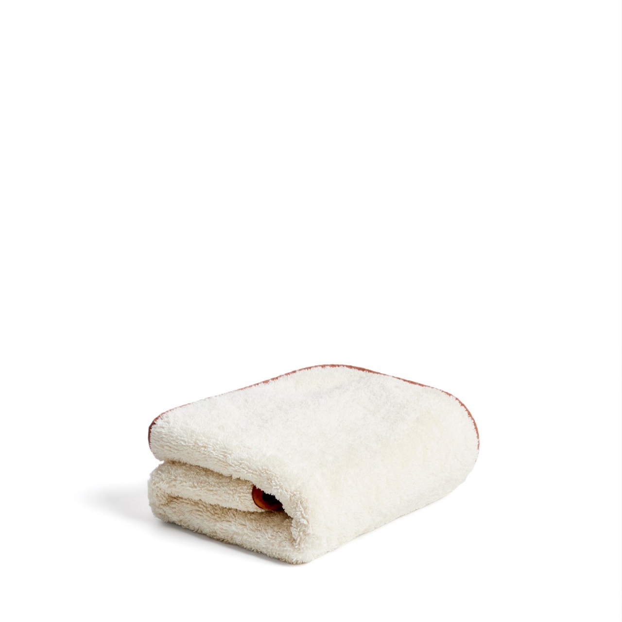 Towels Prosop crem/portocaliu din bumbac 50x90 cm Sedora Kave Home