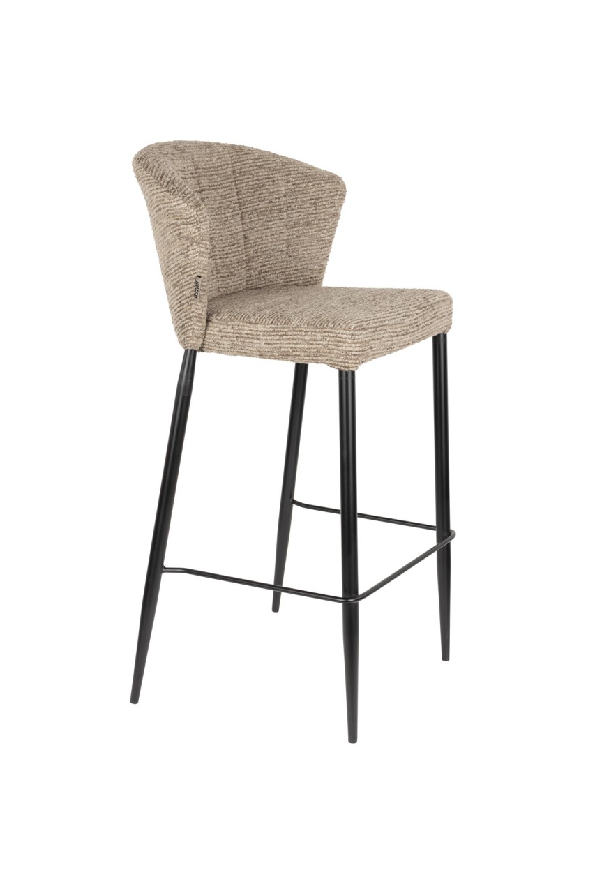 Chairs Scaun bar maro din textil Georgia Dutchbone