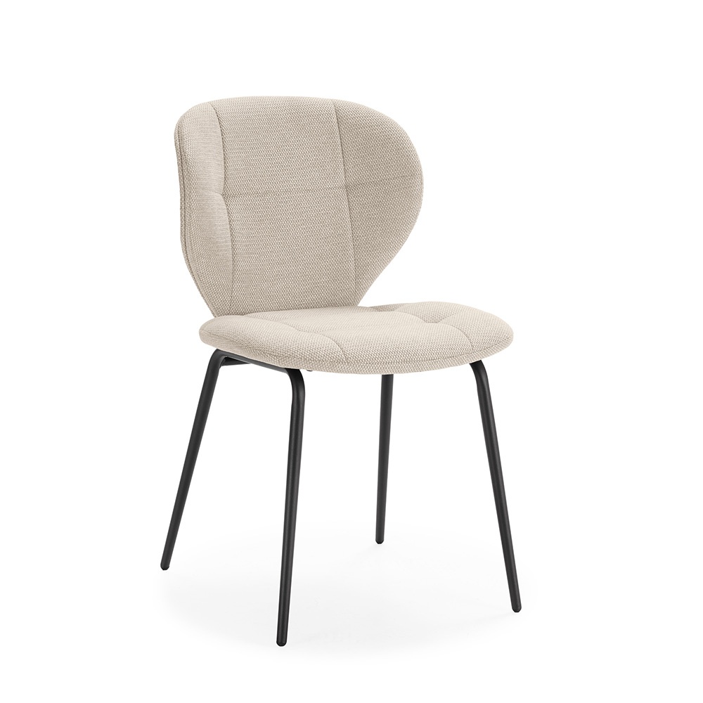Quiet Object Scaun dining bej din textil Maori Quiet Object