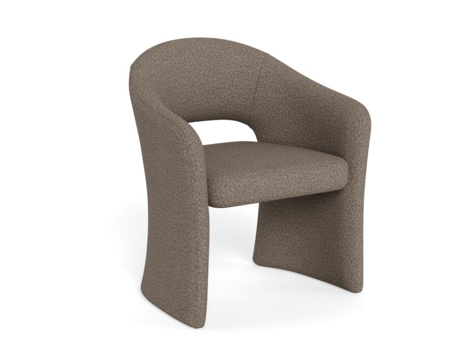 Chairs Scaun dining grej din textil Tori Boucle Actona Company