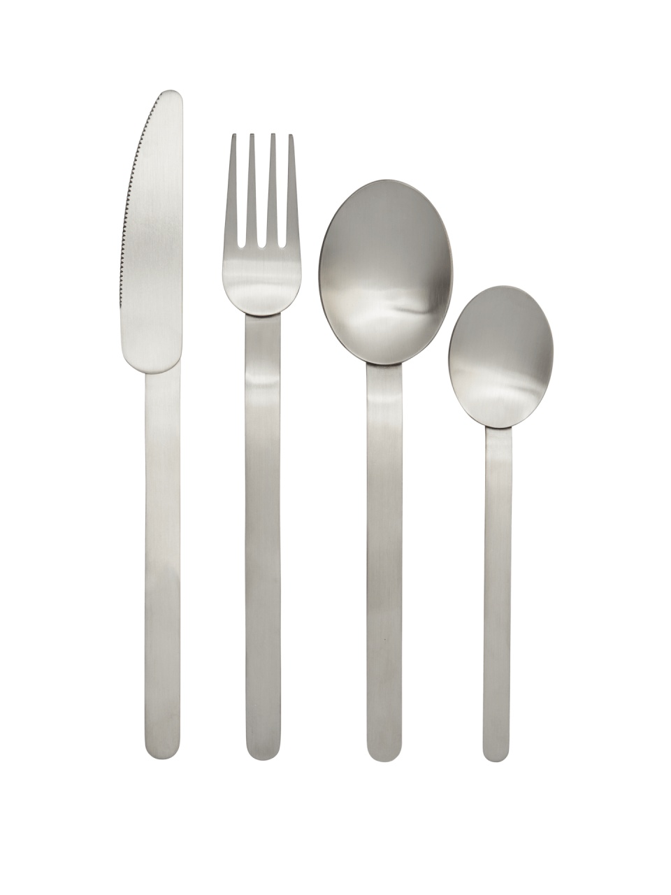 tacamuri bebelusi Set 4 tacamuri argintii din metal Stelo Ferm Living