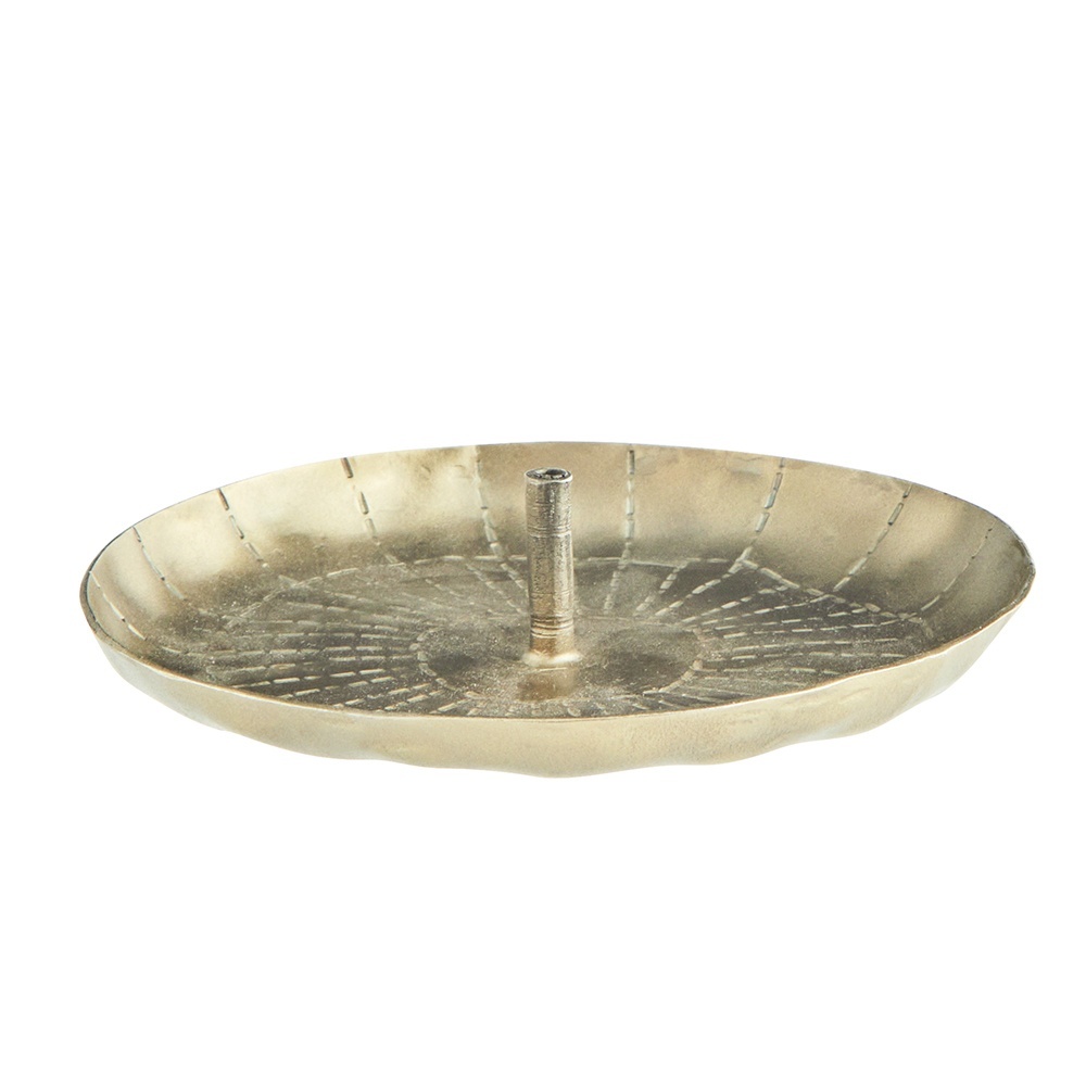 Candle Holders Suport betisor parfumat auriu din metal 13 cm Burn Madam Stoltz