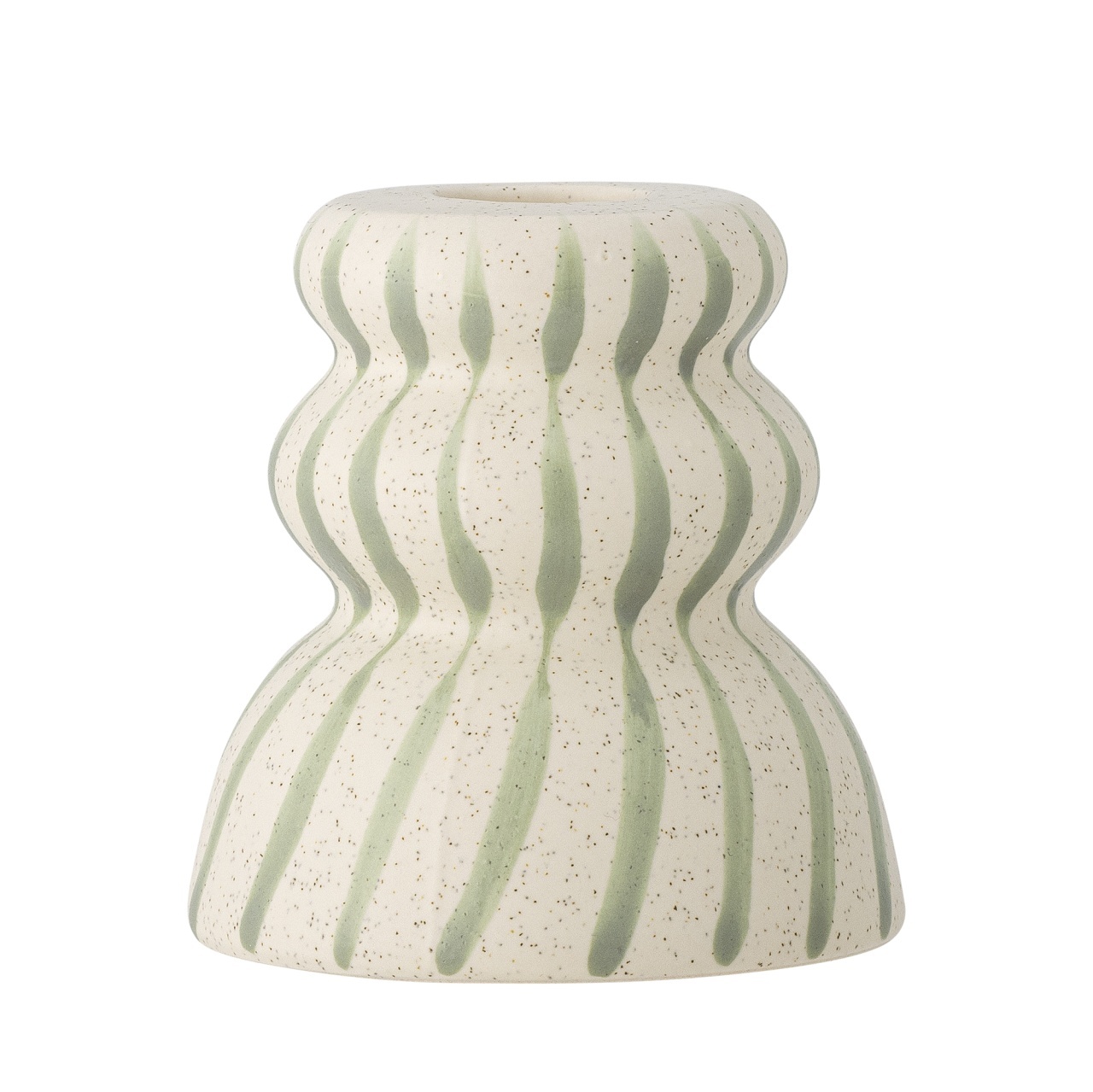 rochii simple Suport lumanare verde din ceramica 8 cm Gabin Bloomingville
