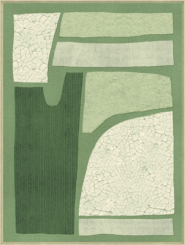 dormitor Tablou multicolor din canvas 60x80 cm Beige Squares Ter Halle