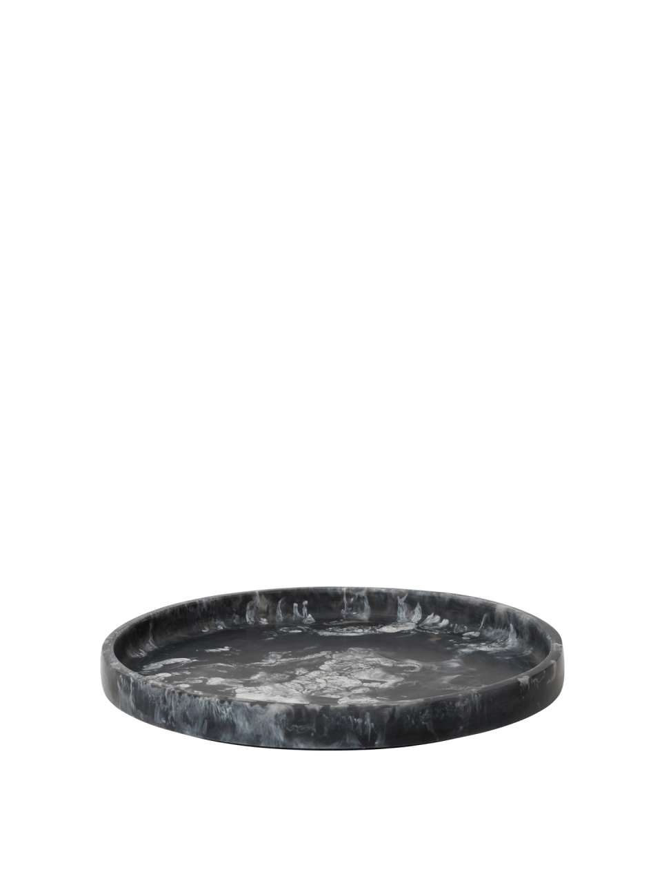 Tava rotunda gri carbune din fibre naturale 30 cm Mist Ferm Living