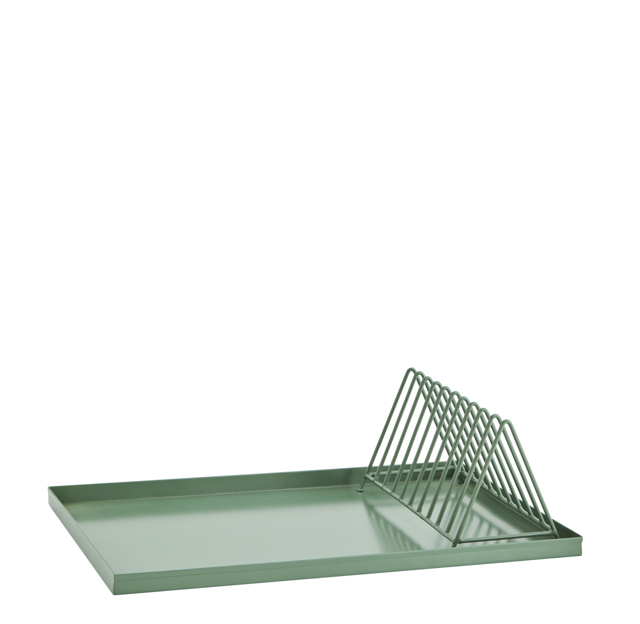 Dish Racks & Drain Boards Uscator pentru vase verde din metal Perry Madam Stoltz