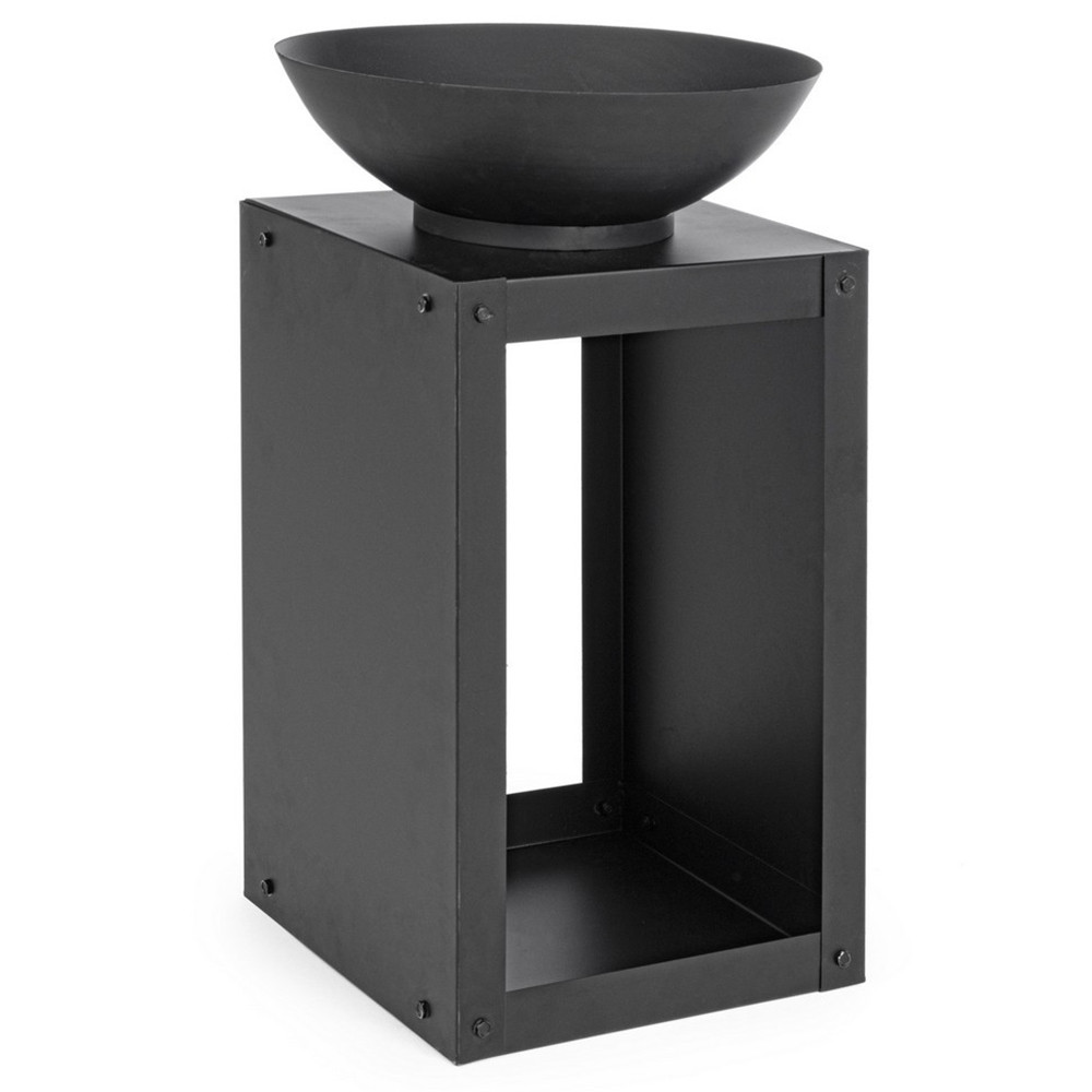 pavaje gradini Vatra foc neagra din metal Efesto Jay S Bizzotto