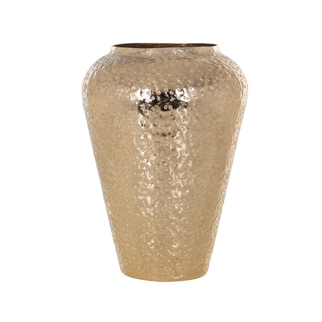 Vaza aurie din aluminiu 30 cm Megan Richmond Interiors The Home.ro