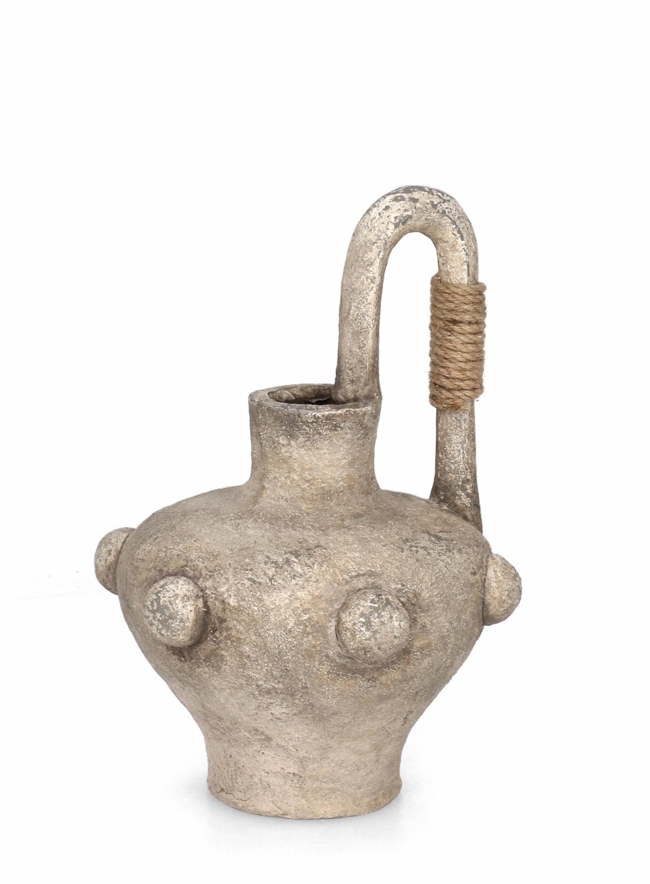 Vases Vaza bej din piatra 50 cm Cromite Bizzotto