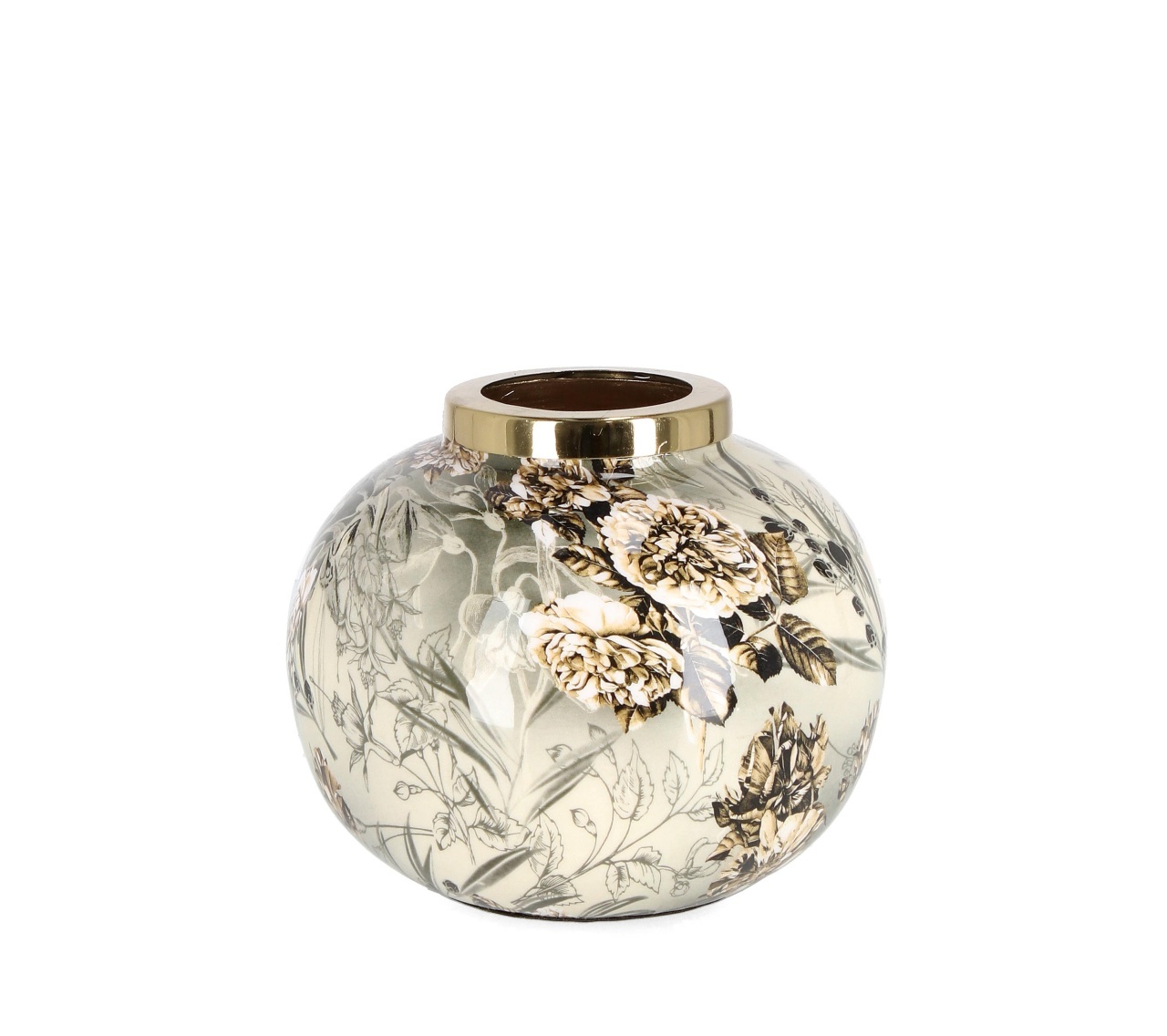 Vases Vaza decorativa multicolora din metal 13 cm Visalia Bizzotto