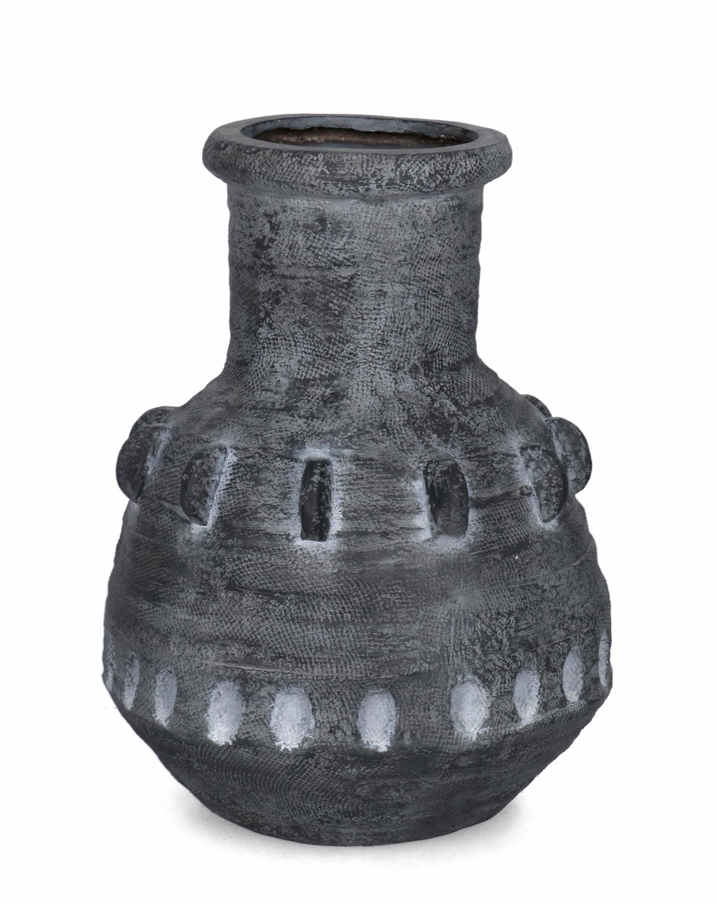 Vases Vaza gri din piatra 50 cm Bucchero Bizzotto
