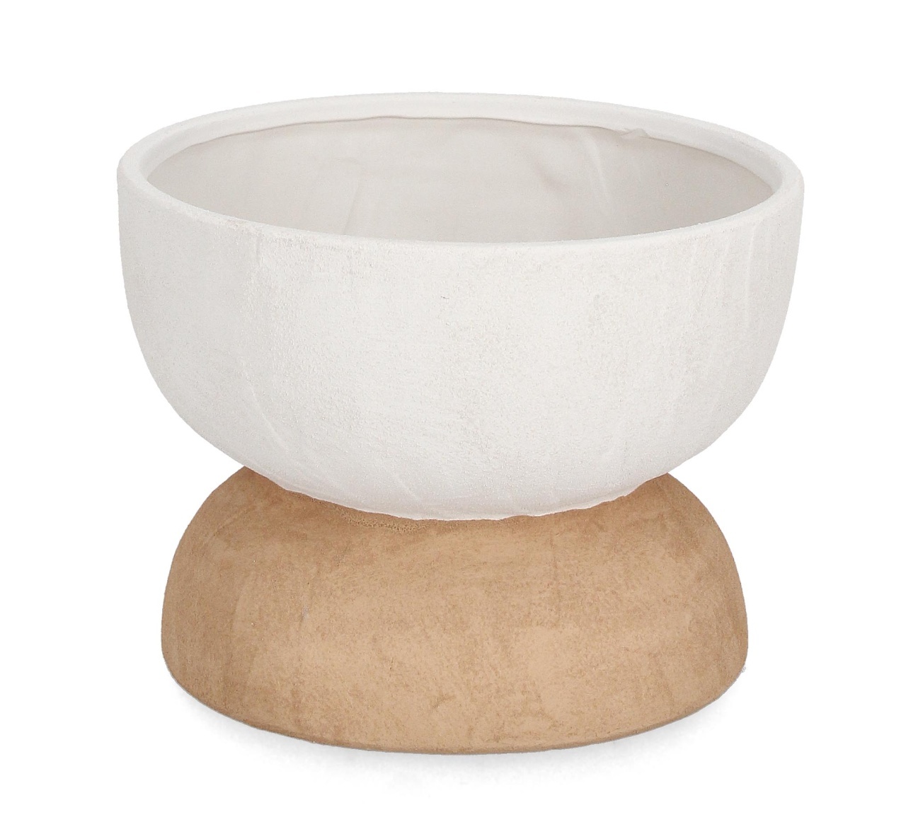 Bizzotto Vaza maro/alba din ceramica 19 cm Hector High Bizzotto