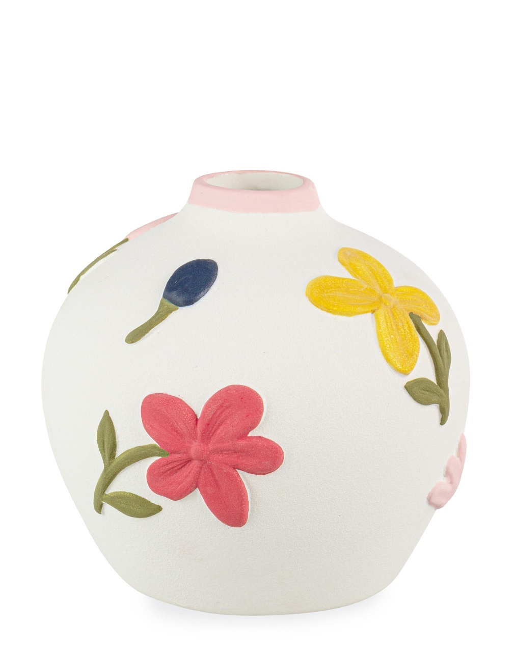 Vases Vaza multicolora din ceramica 15 cm Floryn Low Bizzotto