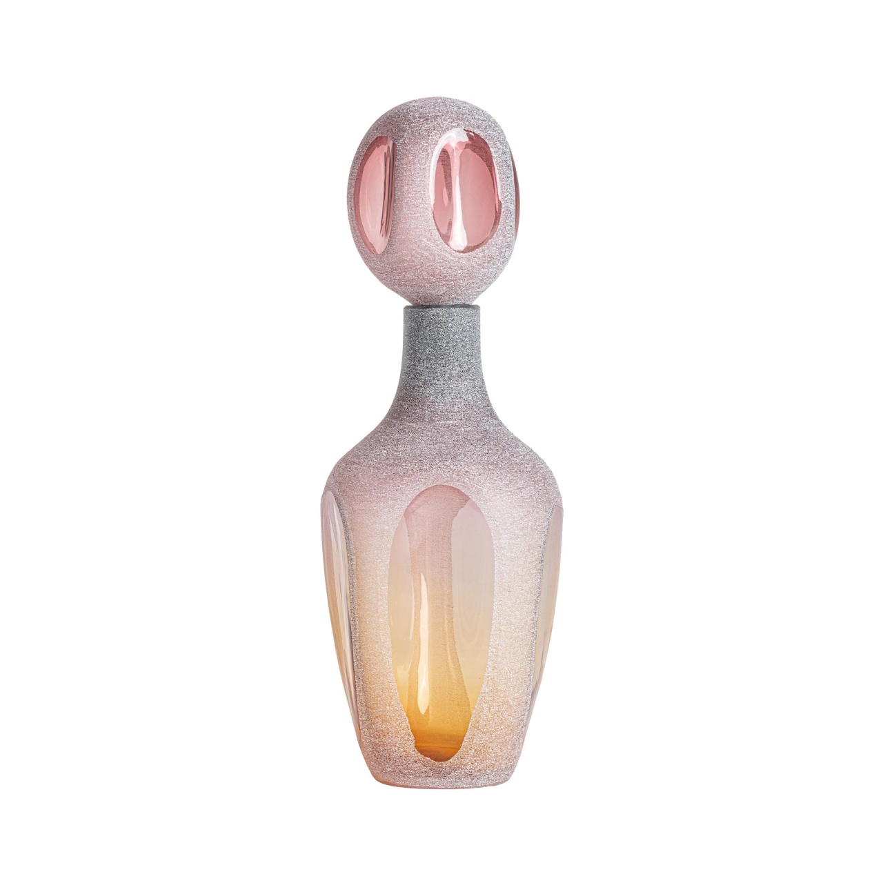 mobile dormitor Vaza roz din sticla 47 cm Yaeko Vical Home