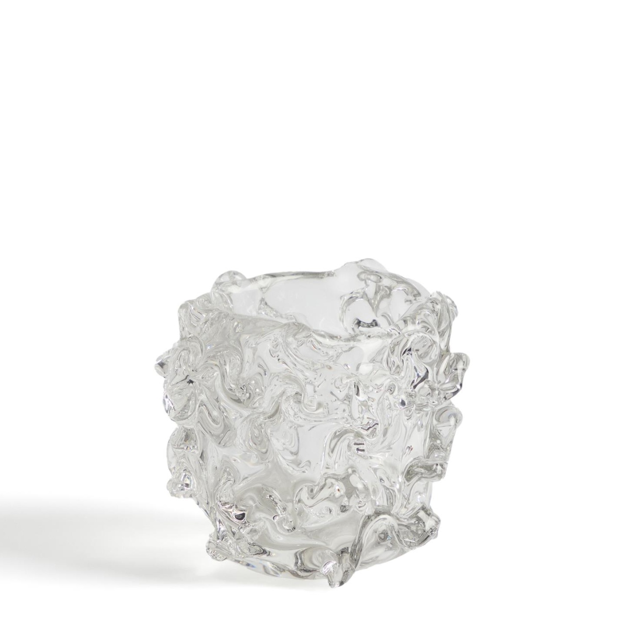Vases Vaza transparenta din sticla 16 cm Vorma Kave Home