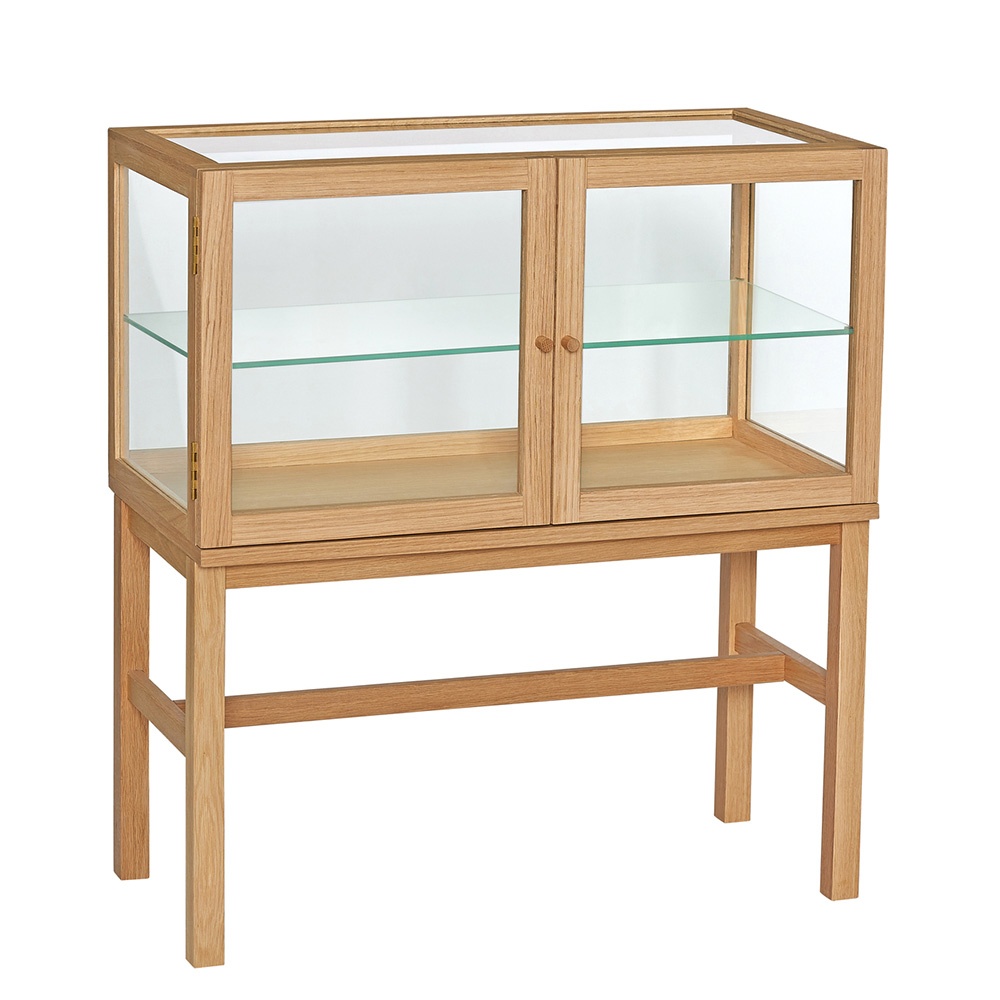 Vitrina maro din lemn 88 cm Poetic Hubsch