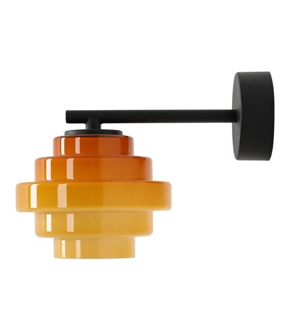 Wall Light Fixtures Aplica galben miere/neagra din metal Filo Aldex