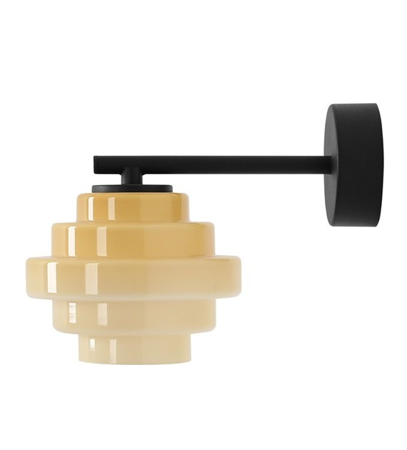 Wall Light Fixtures Aplica maro deschis/neagra din metal Filo Aldex