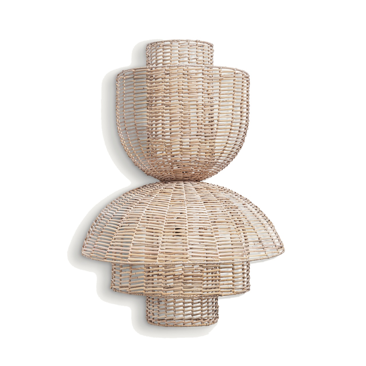Wall Light Fixtures Aplica maro din ratan Plisse Vical Home