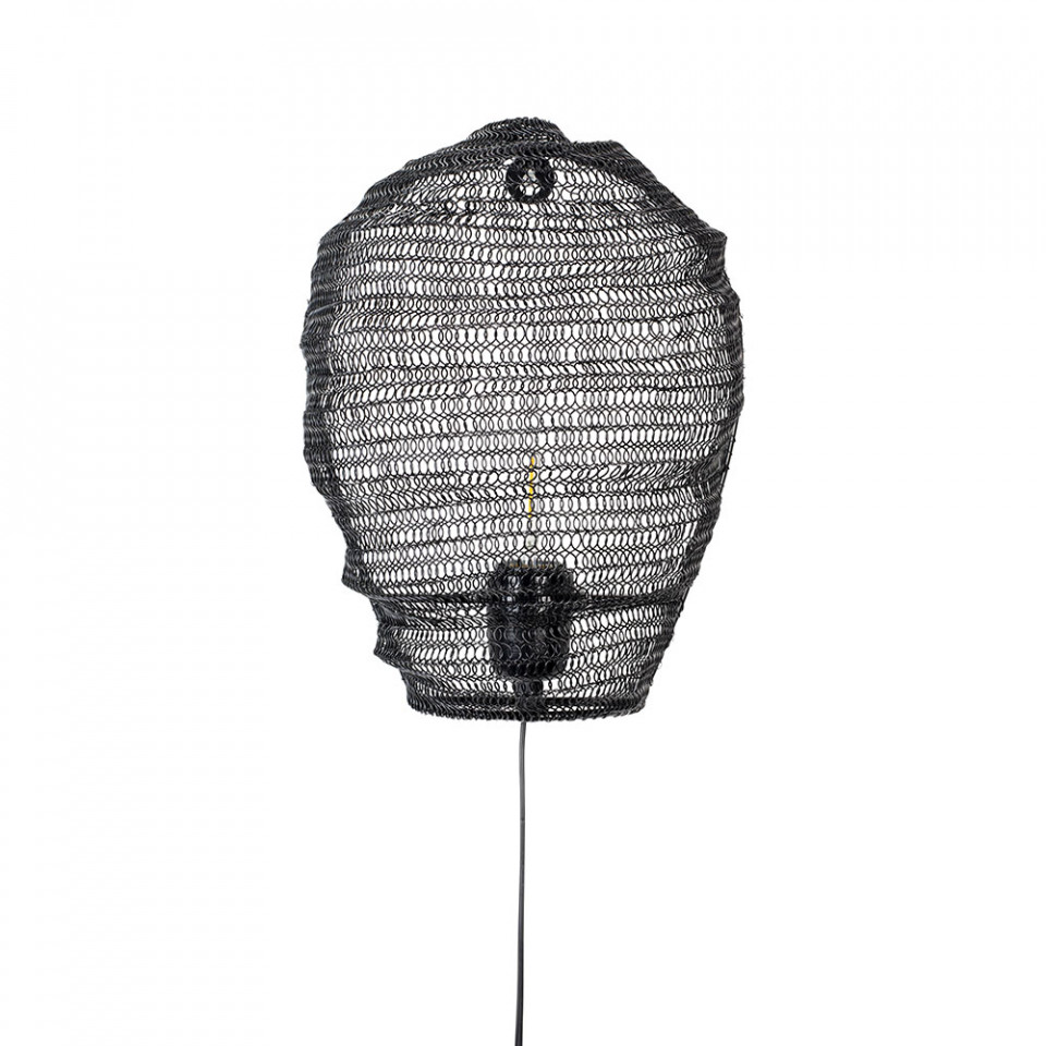 Quiet Object Aplica neagra din metal Lena Quiet Object