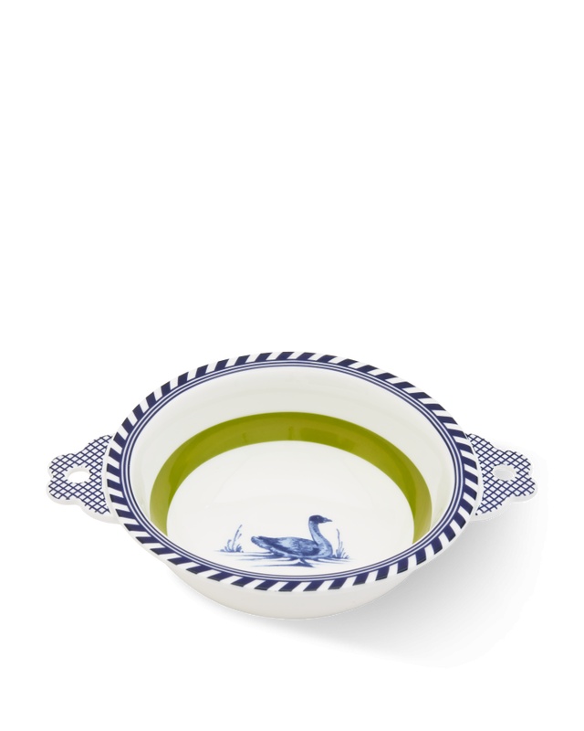 Dinnerware Bol multicolor/verde din ceramica Bird Pols Potten