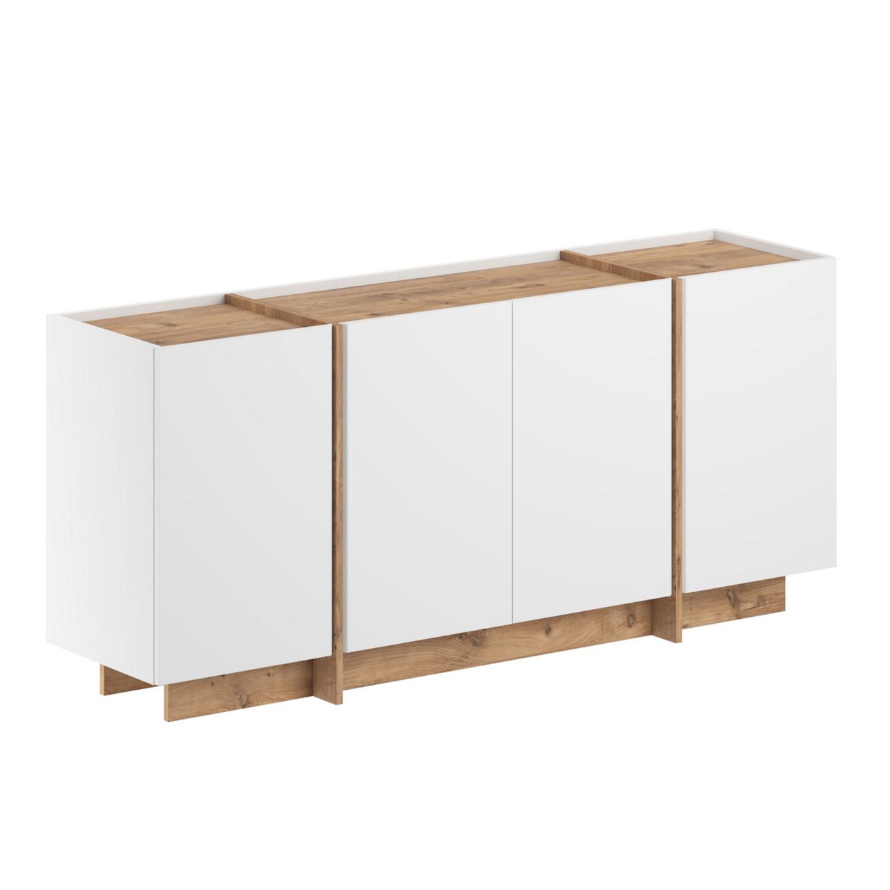 bufet Bufet inferior alb/maro180 cm Dorma Nordure