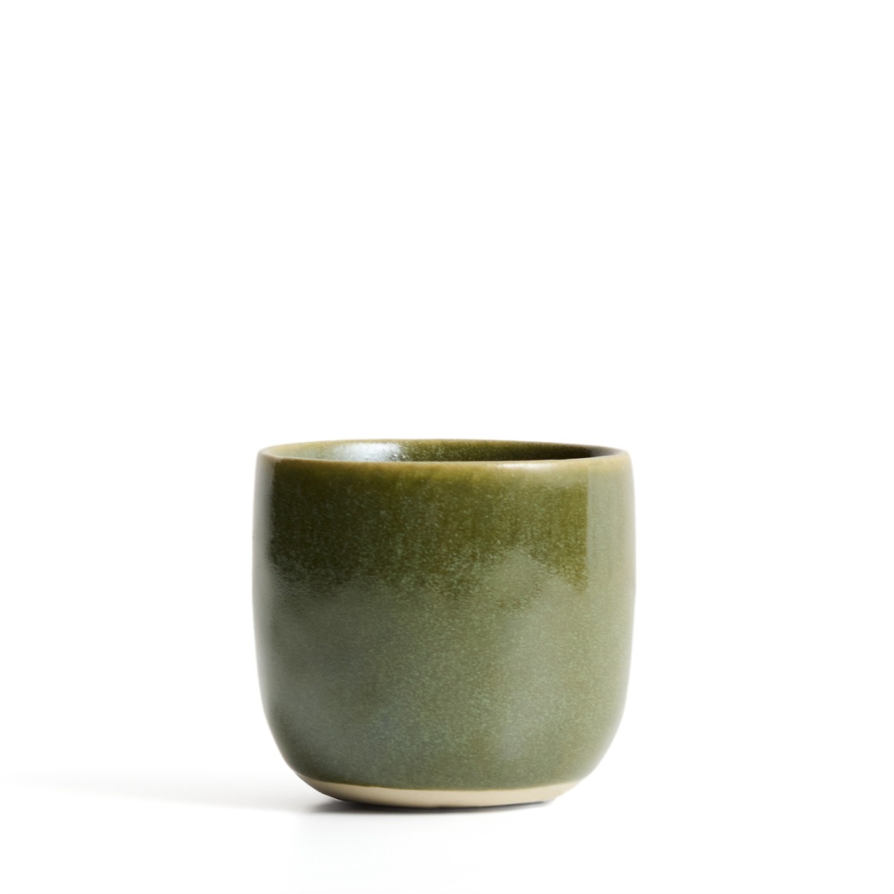Drinkware Cana verde din ceramica 6x7 cm Uilo Kave Home