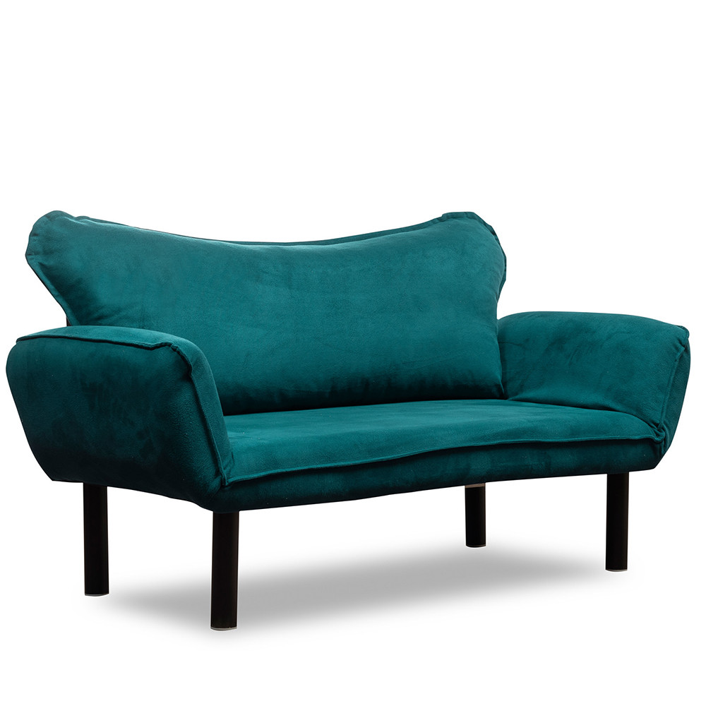 Sofas Canapea albastru petrol din textil pentru 2 persoane Chatto The Home Collection
